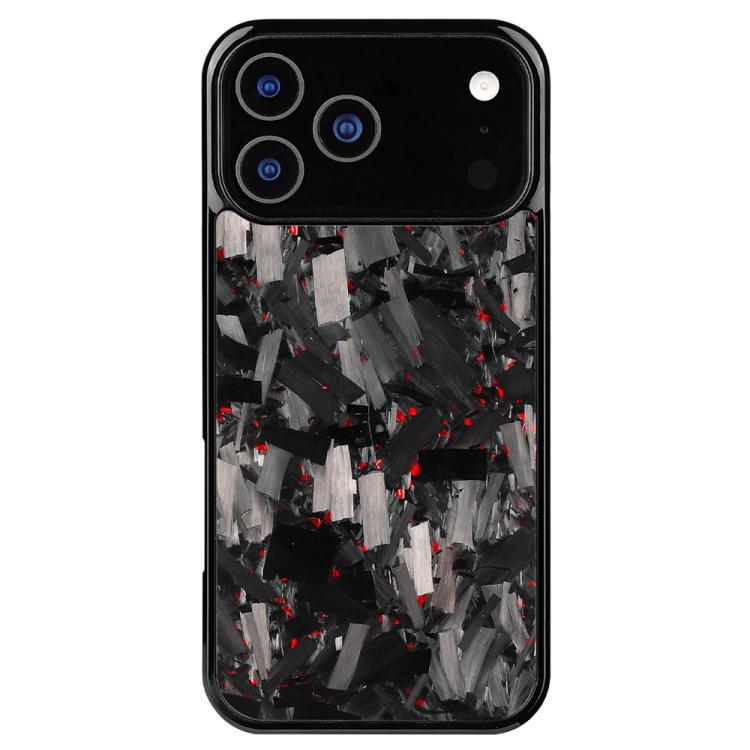 For iPhone 17 Pro Max Carbon Fibre PC + TPU Phone Case