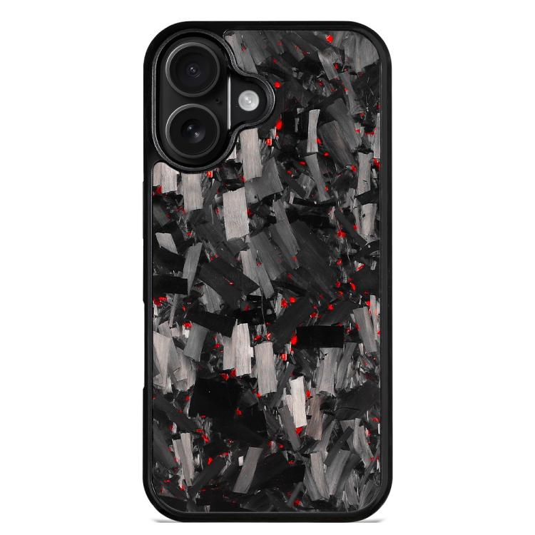 For iPhone 17 Carbon Fibre PC + TPU Phone Case