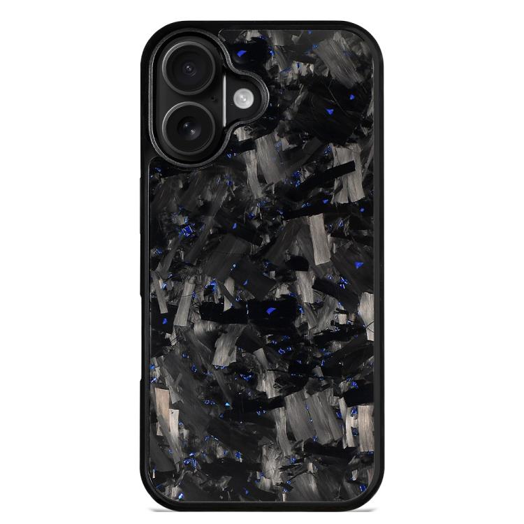 For iPhone 16 Plus Carbon Fibre PC + TPU Phone Case