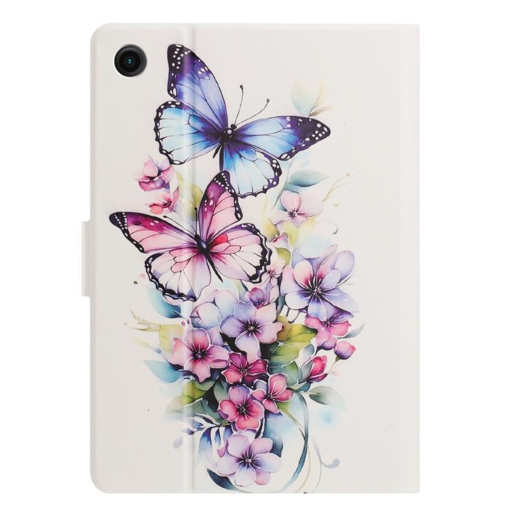 For Lenovo Tab M10 3rd Gen Litchi Texture Voltage Painted Vegan Leather Smart Tablet Case
