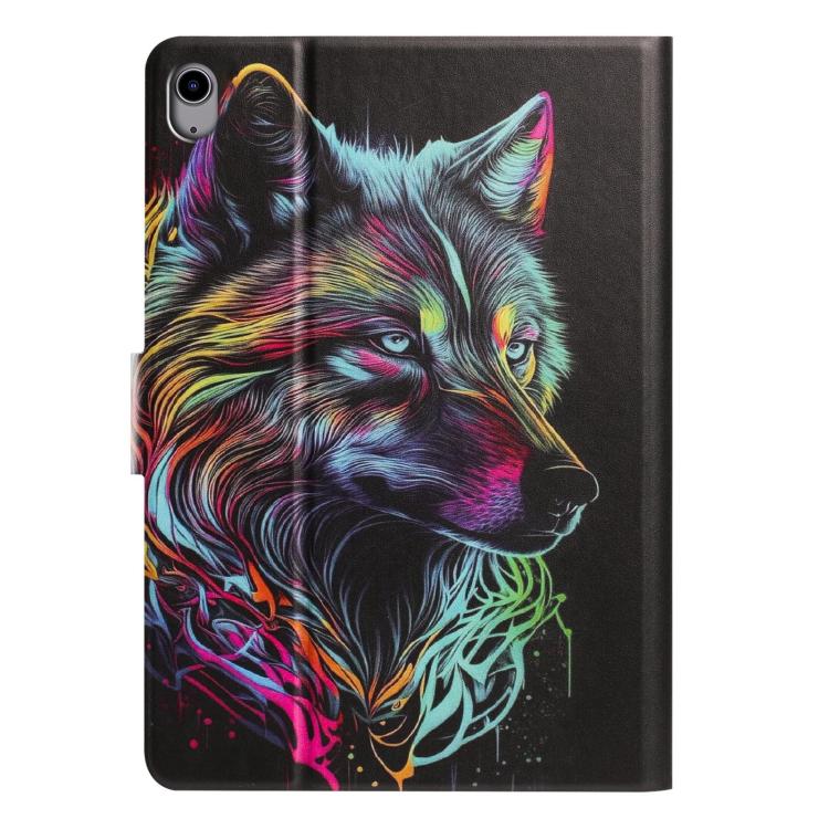 For Lenovo Tab P11 J606F Litchi Texture Voltage Painted Vegan Leather Smart Tablet Case