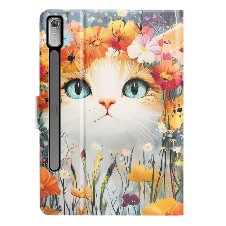 For Lenovo Idea Tab Pro / P12 12.7 2025 Litchi Texture Voltage Painted Vegan Leather Smart Tablet Case
