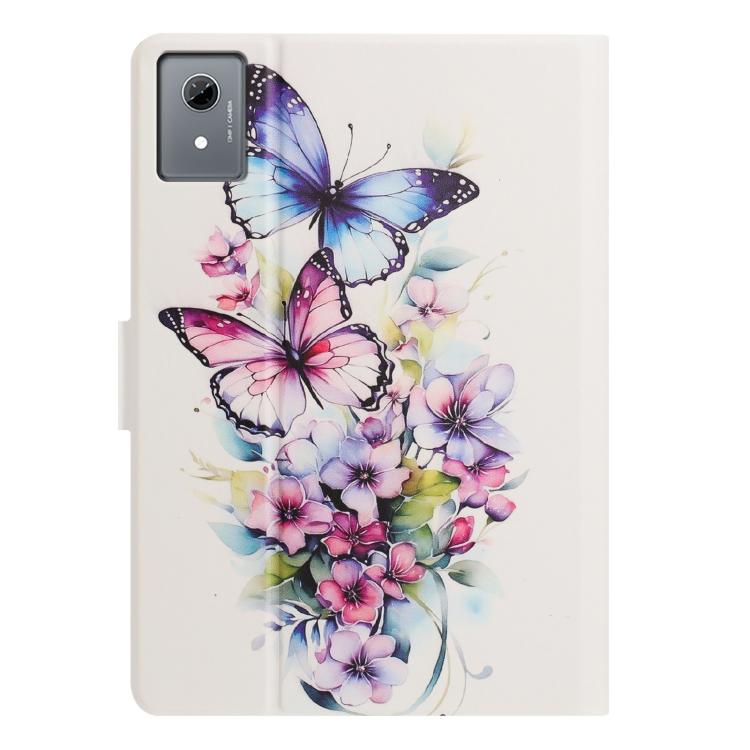 For Lenovo Xiaoxin Pad 2025 Litchi Texture Voltage Painted Vegan Leather Smart Tablet Case