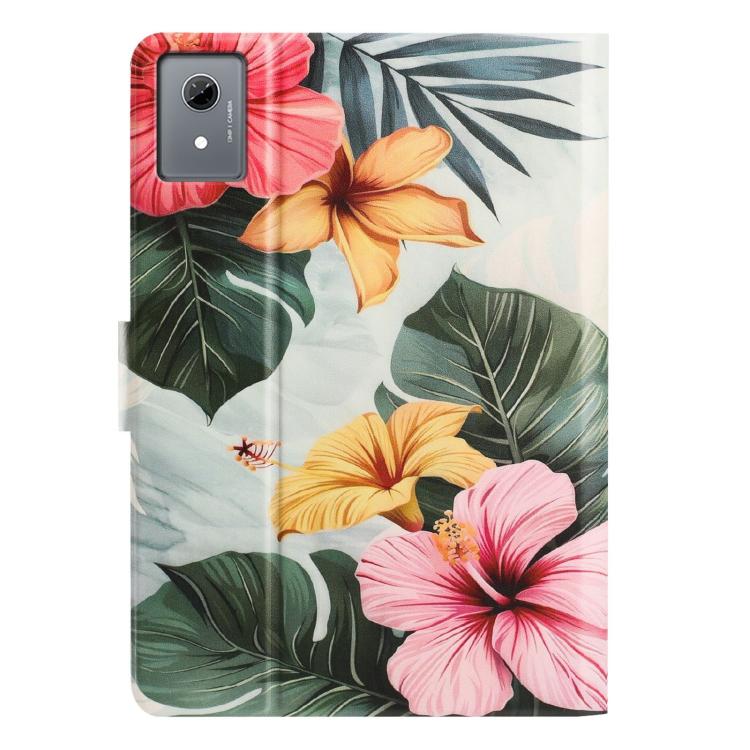 For Lenovo Xiaoxin Pad 2025 Litchi Texture Voltage Painted Vegan Leather Smart Tablet Case