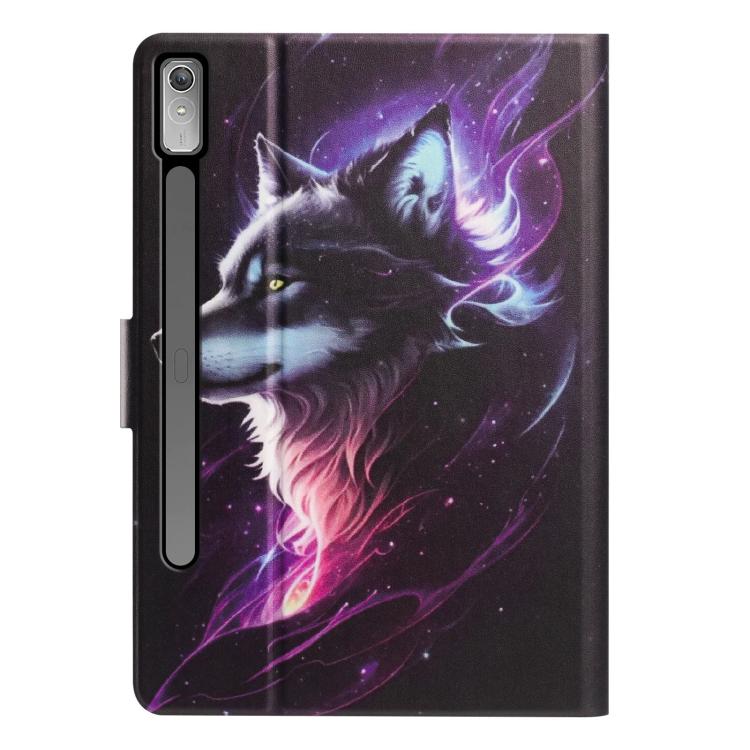For Lenovo Idea Tab Pro / P12 12.7 2025 Litchi Texture Voltage Painted Vegan Leather Smart Tablet Case