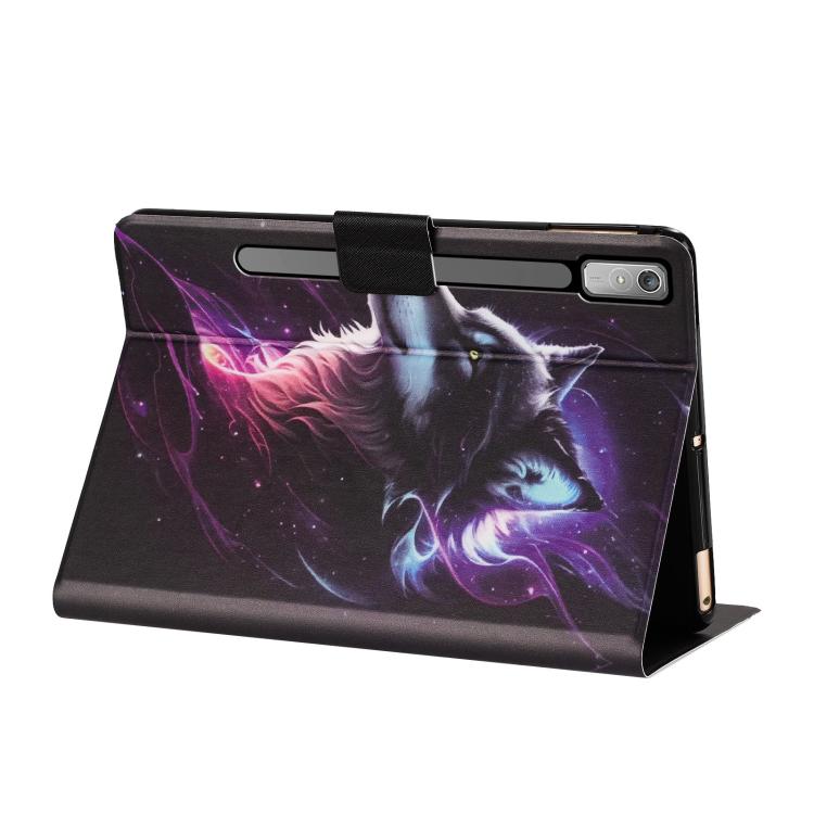 For Lenovo Idea Tab Pro / P12 12.7 2025 Litchi Texture Voltage Painted Vegan Leather Smart Tablet Case