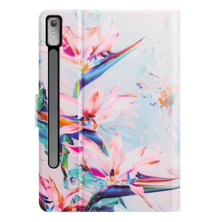 For Lenovo Idea Tab Pro / P12 12.7 2025 Litchi Texture Voltage Painted Vegan Leather Smart Tablet Case