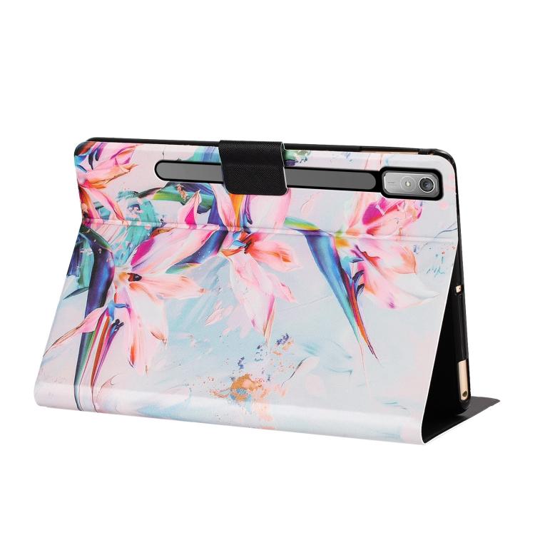 For Lenovo Idea Tab Pro / P12 12.7 2025 Litchi Texture Voltage Painted Vegan Leather Smart Tablet Case