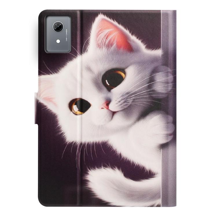 For Lenovo Xiaoxin Pad 2025 Litchi Texture Voltage Painted Vegan Leather Smart Tablet Case