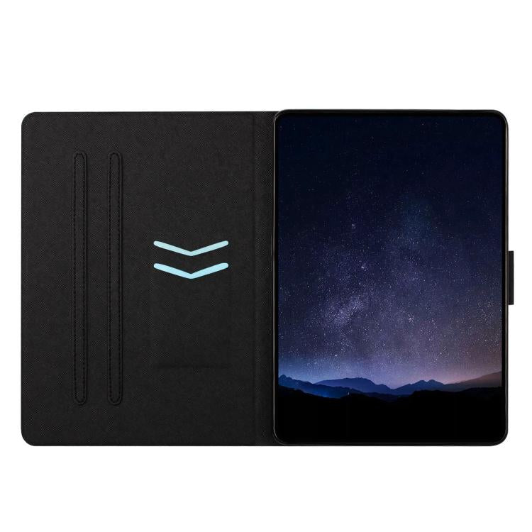 For Lenovo Xiaoxin Pad 2025 Litchi Texture Voltage Painted Vegan Leather Smart Tablet Case
