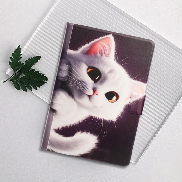 For Lenovo Xiaoxin Pad 2025 Litchi Texture Voltage Painted Vegan Leather Smart Tablet Case