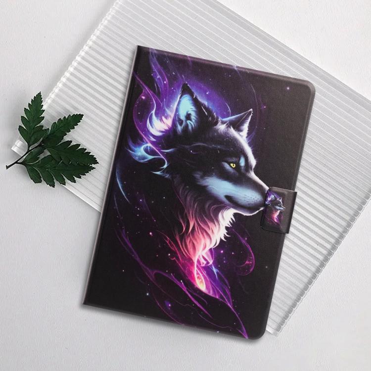 For Lenovo Xiaoxin Pad 2025 Litchi Texture Voltage Painted Vegan Leather Smart Tablet Case