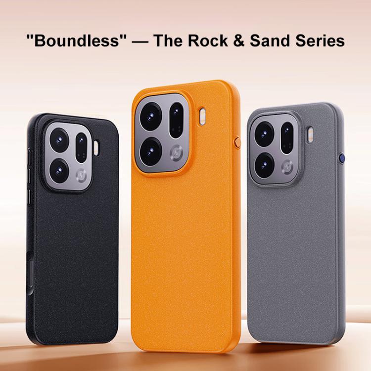For OPPO Find X9 Pro Boundless Series Rock Sand Magnetic Phone Case
