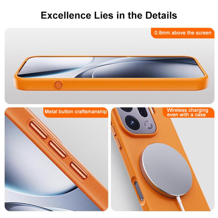 For OPPO Find X9 Pro Boundless Series Rock Sand Magnetic Phone Case
