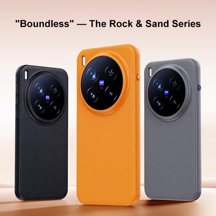 For vivo X300 Ultra Boundless Series Rock Sand Magnetic Phone Case