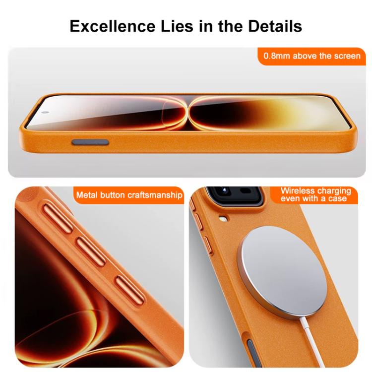 For vivo iQOO 15 Ultra 5G Boundless Series Rock Sand Magnetic Phone Case