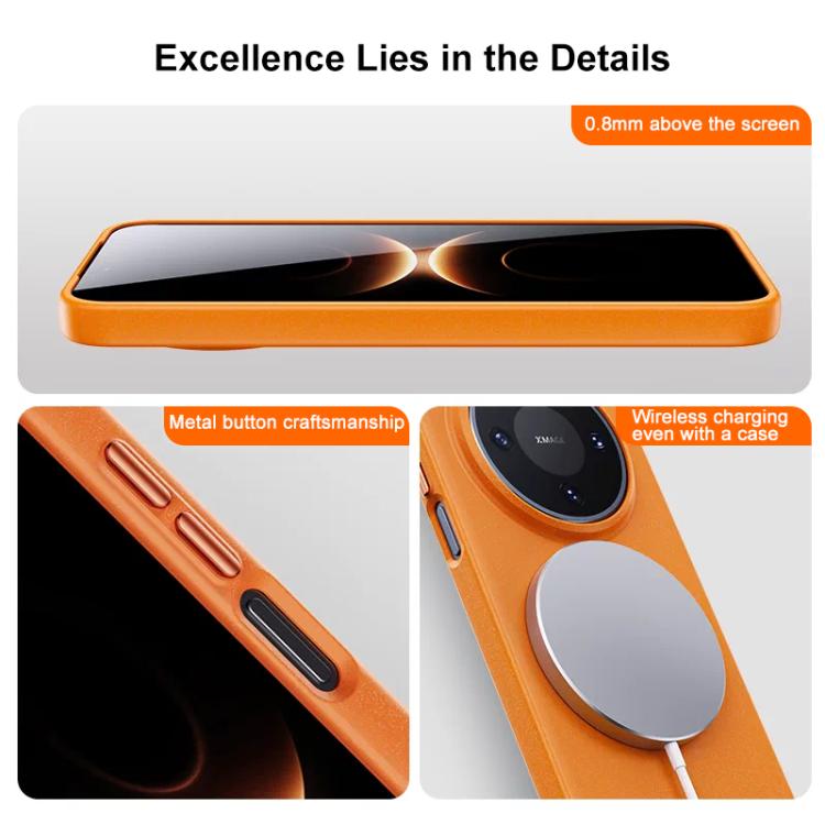 For Huawei Mate 80 Pro Max Boundless Series Rock Sand Magnetic Phone Case