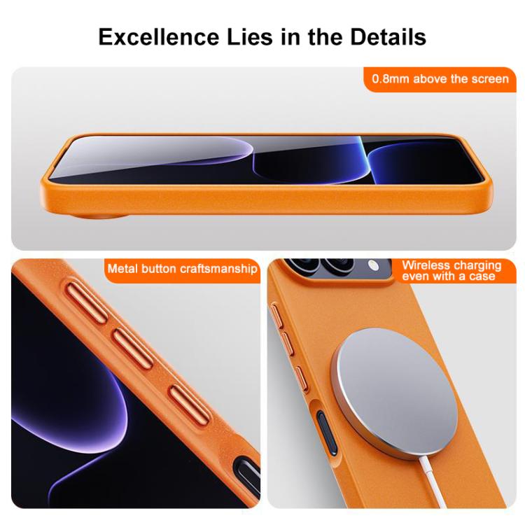 For Honor 500 / 500 Pro Global 155.8mm Boundless Series Rock Sand Magnetic Phone Case