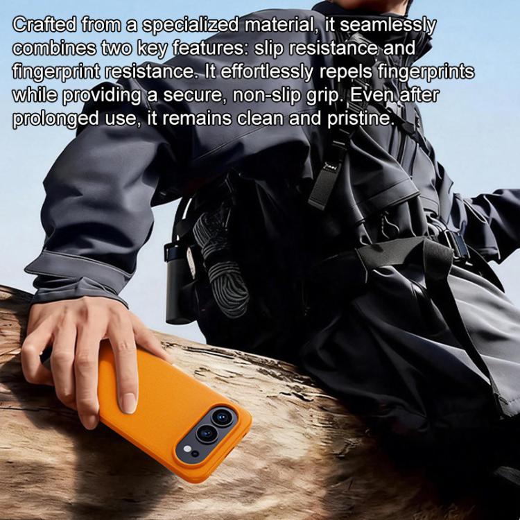 For Honor 500 / 500 Pro Global 155.8mm Boundless Series Rock Sand Magnetic Phone Case