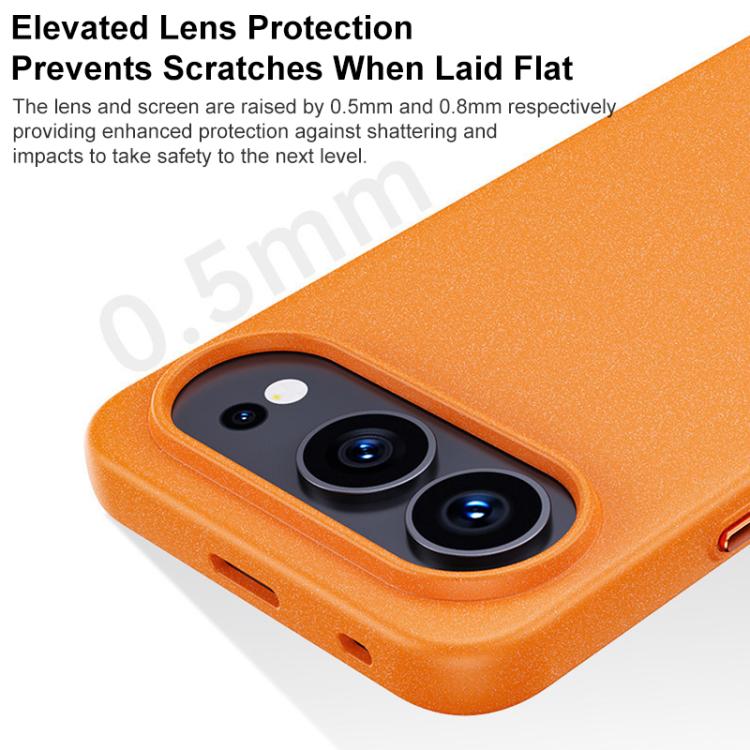 For Honor 500 / 500 Pro Global 155.8mm Boundless Series Rock Sand Magnetic Phone Case