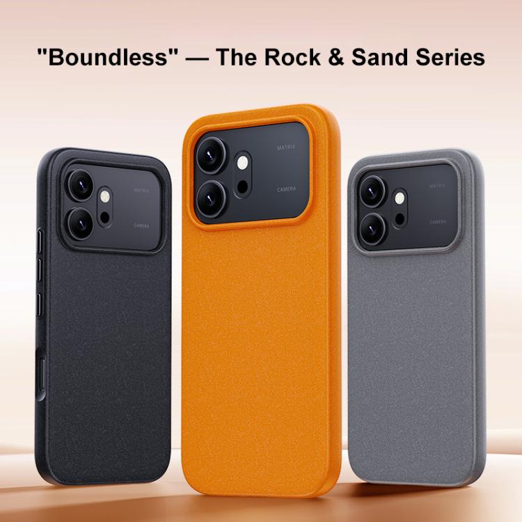 For Honor 600 / 600 Pro Global Boundless Series Rock Sand Magnetic Phone Case