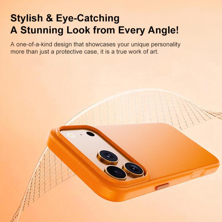 For iPhone 16 Pro Max Boundless Series Rock Sand Magnetic Phone Case
