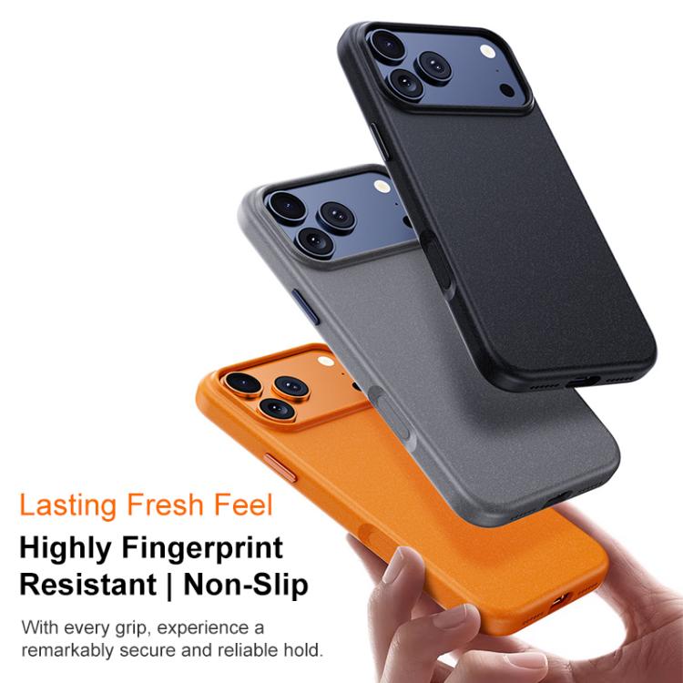 For iPhone 16 Pro Max Boundless Series Rock Sand Magnetic Phone Case