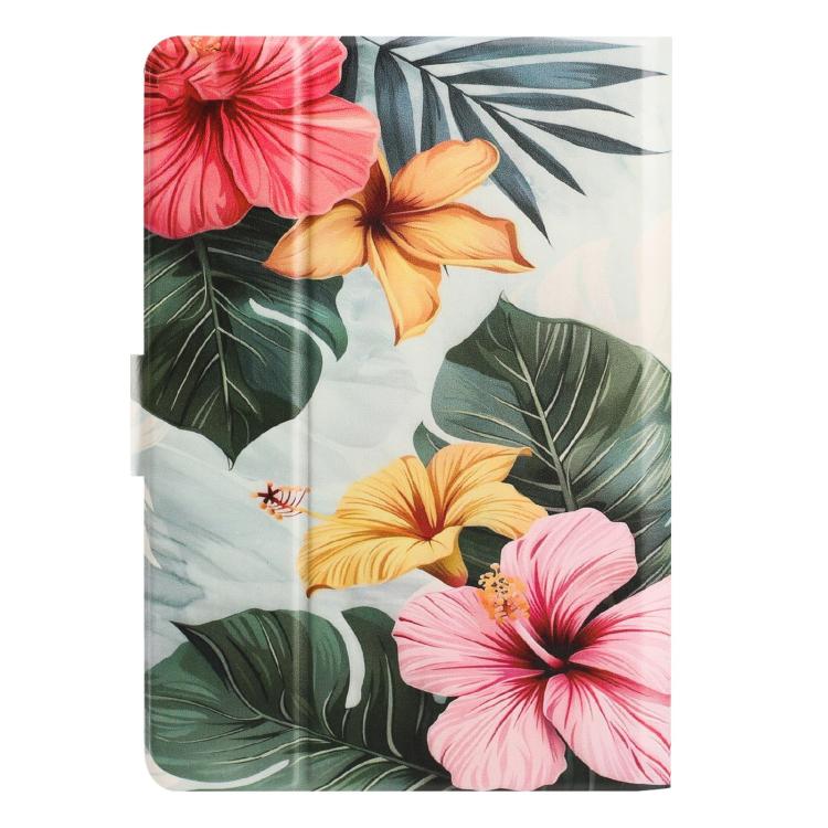For Amazon Kindle Fire 11th 2024 / 2022 Litchi Texture Voltage Painted Vegan Leather Smart Tablet Case