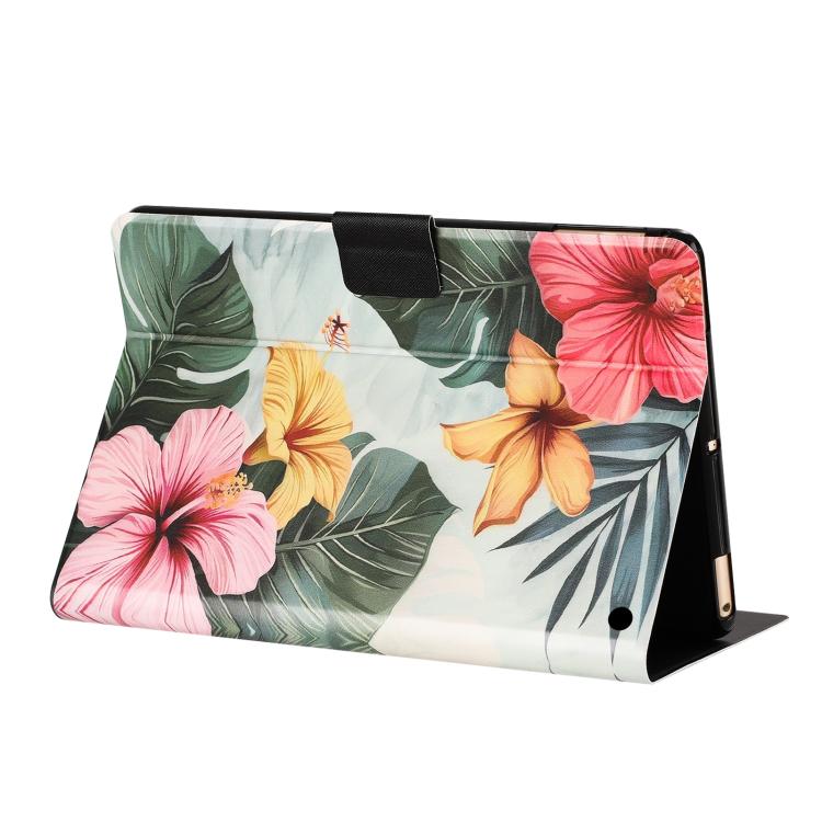 For Amazon Kindle Fire HD10 2023 / 2021 Litchi Texture Voltage Painted Vegan Leather Smart Tablet Case