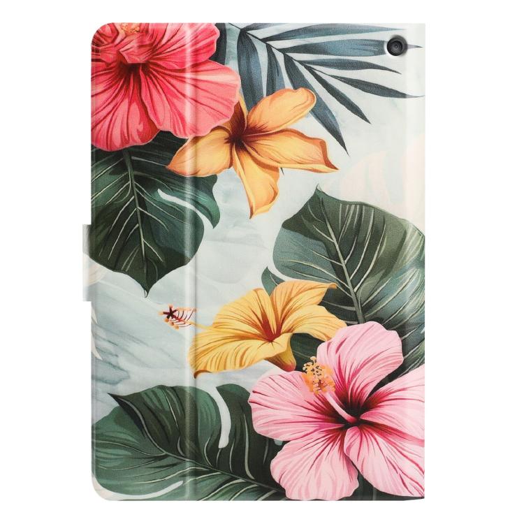 For Amazon Kindle Fire Max 11 2023 Litchi Texture Voltage Painted Vegan Leather Smart Tablet Case