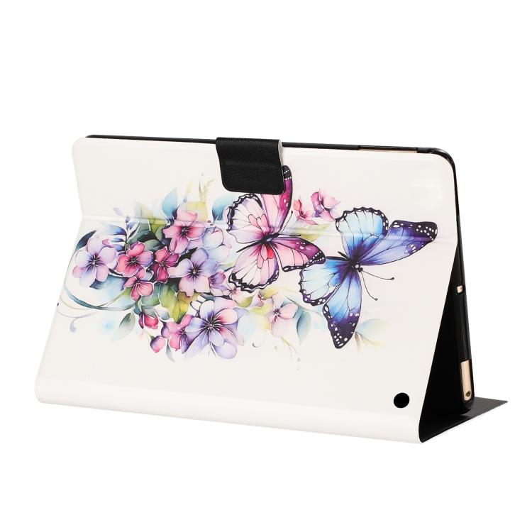 For Amazon Kindle Fire 7 2022 Litchi Texture Voltage Painted Vegan Leather Smart Tablet Case
