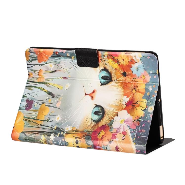 For Amazon Kindle Paperwhite 4 / 3 / 2 / 1 Litchi Texture Voltage Painted Vegan Leather Smart Tablet Case