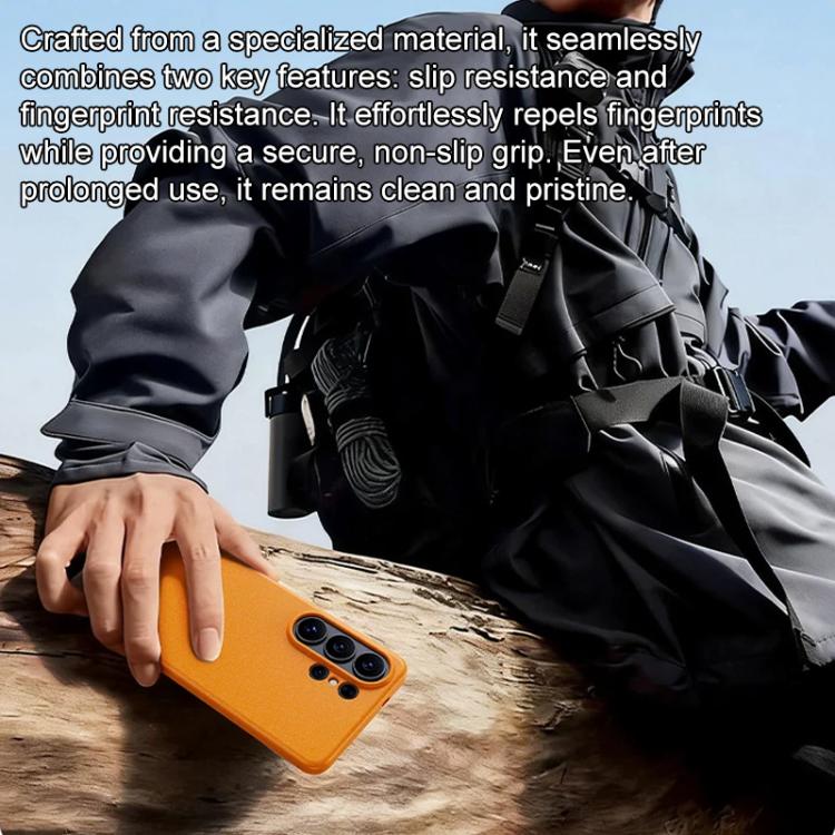 For Samsung Galaxy S26 Ultra 5G Boundless Series Rock Sand Magnetic Phone Case