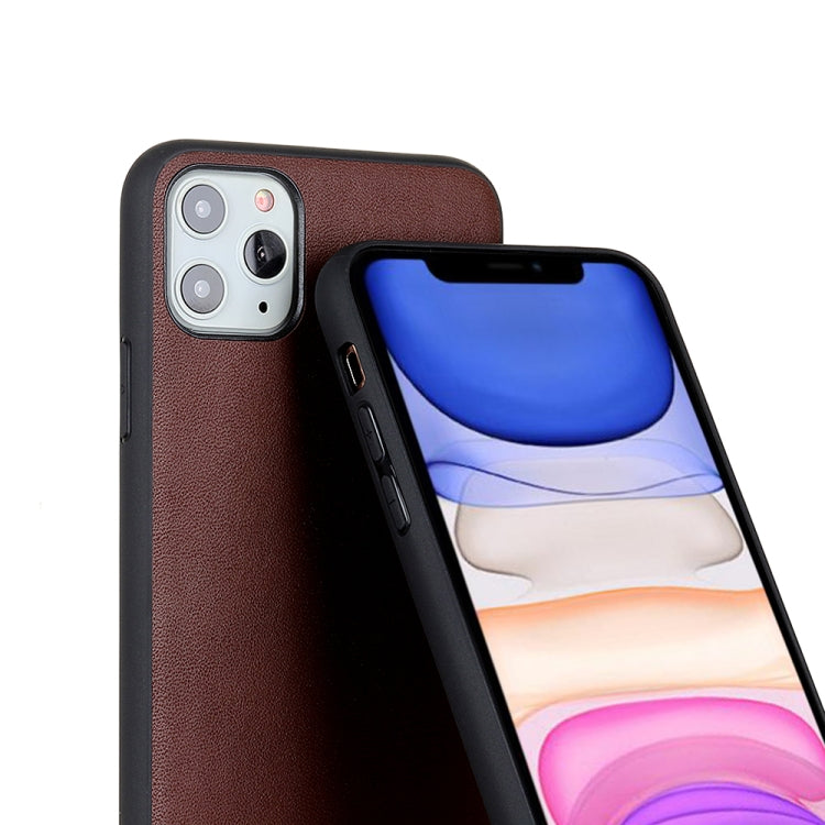 For iPhone 12 mini Lambskin Texture Protective Case