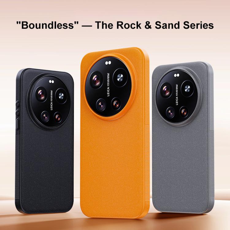 For Xiaomi 17 Pro Max Boundless Series Rock Sand Magnetic Phone Case