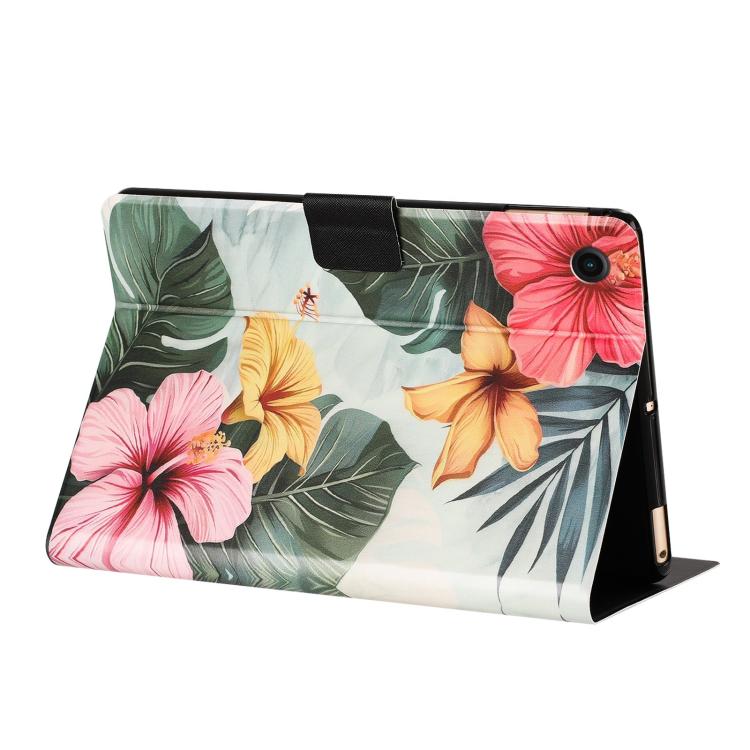 For Samsung Galaxy Tab A11+ / A9+ Litchi Texture Voltage Painted Vegan Leather Smart Tablet Case