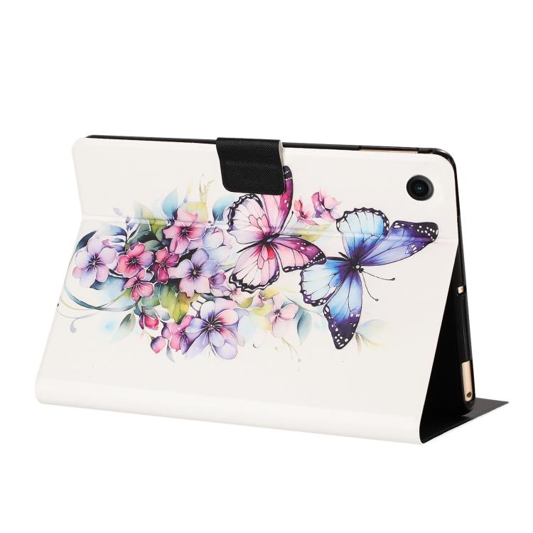 For Samsung Galaxy Tab A8 / X200 Litchi Texture Voltage Painted Vegan Leather Smart Tablet Case