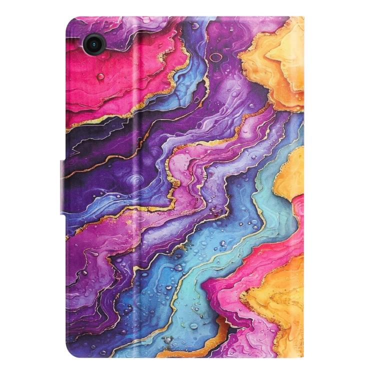 For Samsung Galaxy Tab A8 / X200 Litchi Texture Voltage Painted Vegan Leather Smart Tablet Case