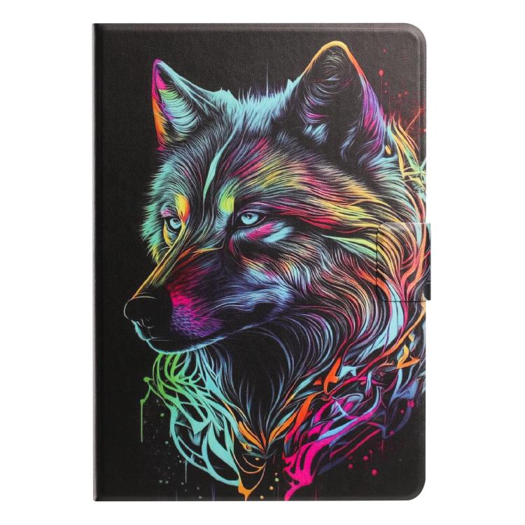 For Xiaomi Redmi Pad 2 Litchi Texture Voltage Painted Vegan Leather Smart Tablet Case