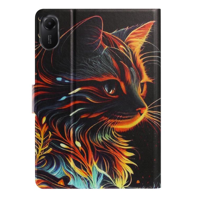 For Xiaomi Redmi Pad 2 Litchi Texture Voltage Painted Vegan Leather Smart Tablet Case