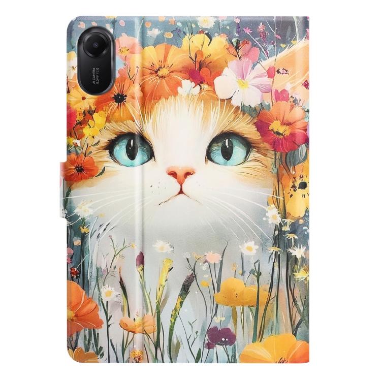 For Xiaomi Redmi Pad 2 Litchi Texture Voltage Painted Vegan Leather Smart Tablet Case