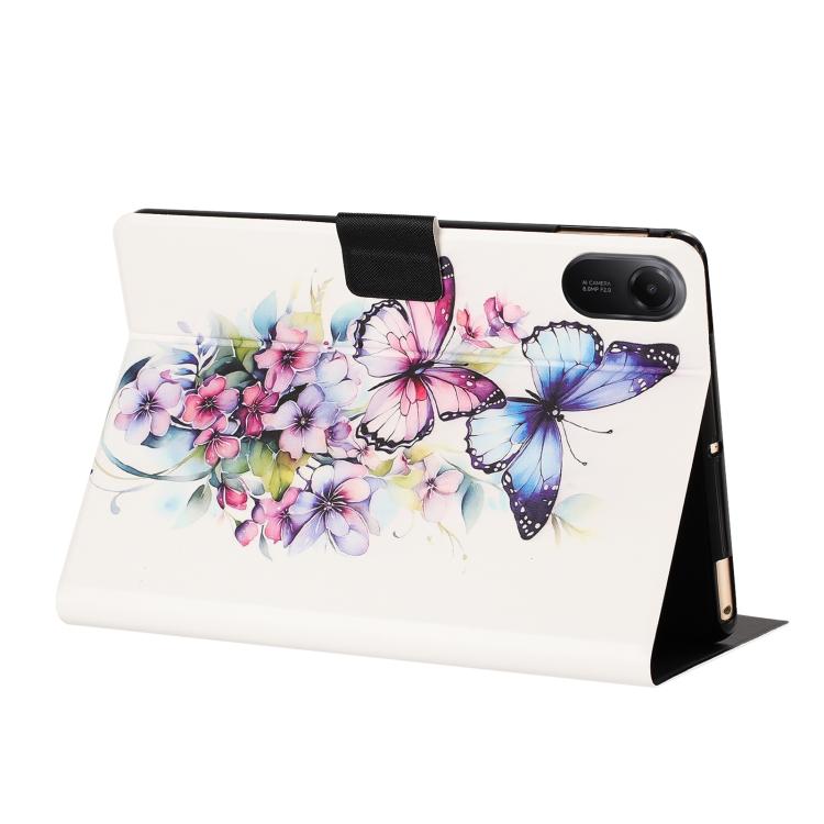 For Xiaomi Redmi Pad 2 Litchi Texture Voltage Painted Vegan Leather Smart Tablet Case