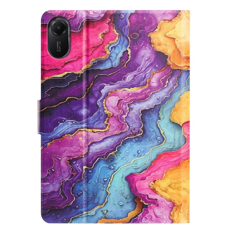 For Xiaomi Redmi Pad 2 Litchi Texture Voltage Painted Vegan Leather Smart Tablet Case