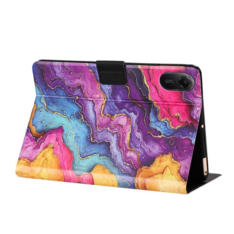 For Xiaomi Redmi Pad 2 Litchi Texture Voltage Painted Vegan Leather Smart Tablet Case