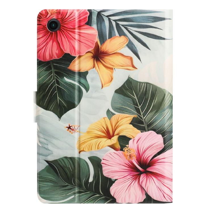 For Samsung Galaxy Tab A11 / A9 Litchi Texture Voltage Painted Vegan Leather Tablet Case