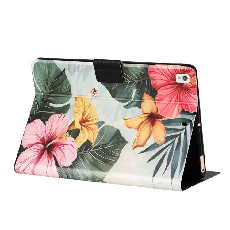 For Samsung Galaxy Tab A 10.1 2019 / T510 Litchi Texture Voltage Painted Vegan Leather Tablet Case