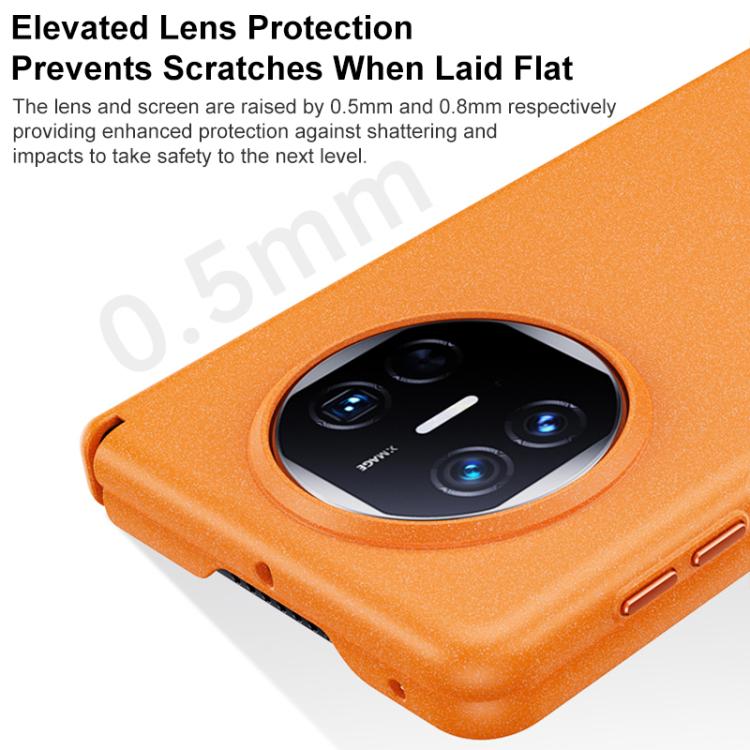 For Huawei Mate X3 / X5 Boundless Series Rock Sand Dual Center Magnetic Phone Case