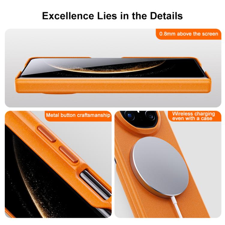 For Huawei Mate X3 / X5 Boundless Series Rock Sand Dual Center Magnetic Phone Case
