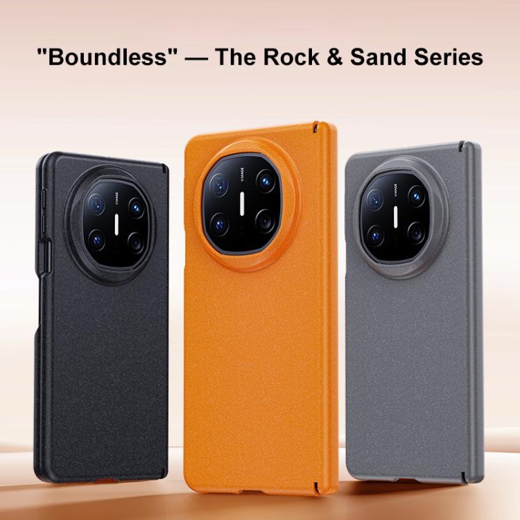 For Huawei Mate X6 Boundless Series Rock Sand Dual Center Magnetic Phone Case