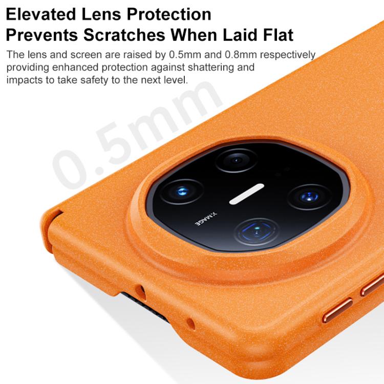For Huawei Mate X6 Boundless Series Rock Sand Dual Center Magnetic Phone Case